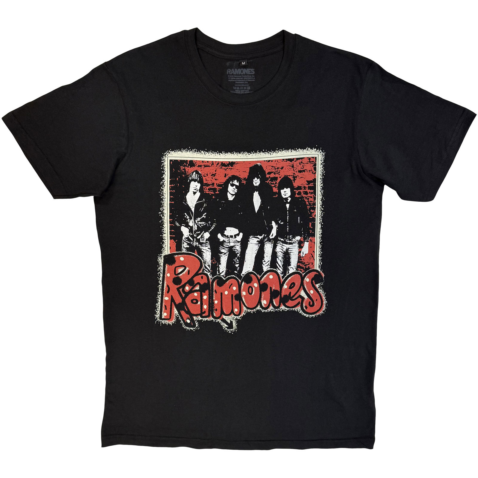 Tričko Ramones - Graffiti, Unisex,Čierna,XXL