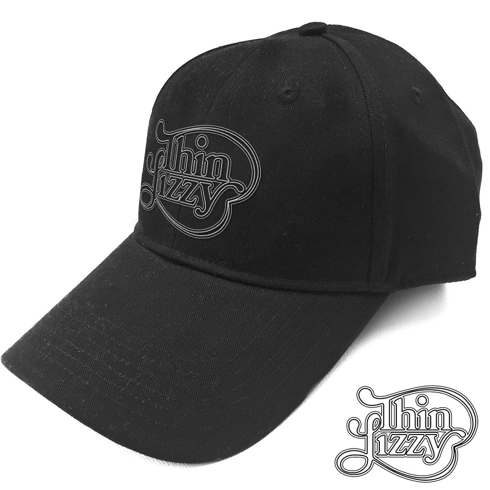 Šiltovka THIN LIZZY - Scroll Logo, Unisex,Čierna,Univerzálna