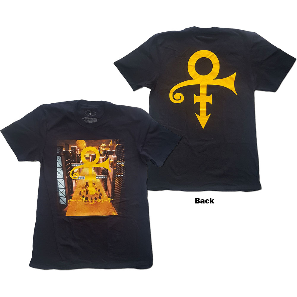 Tričko Prince - Love Symbol, Unisex,Čierna,XXL