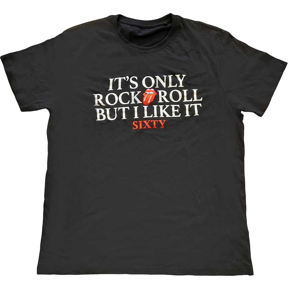Tričko The Rolling Stones - Sixty It's only R&R but I like it, Unisex,Čierna,XXL