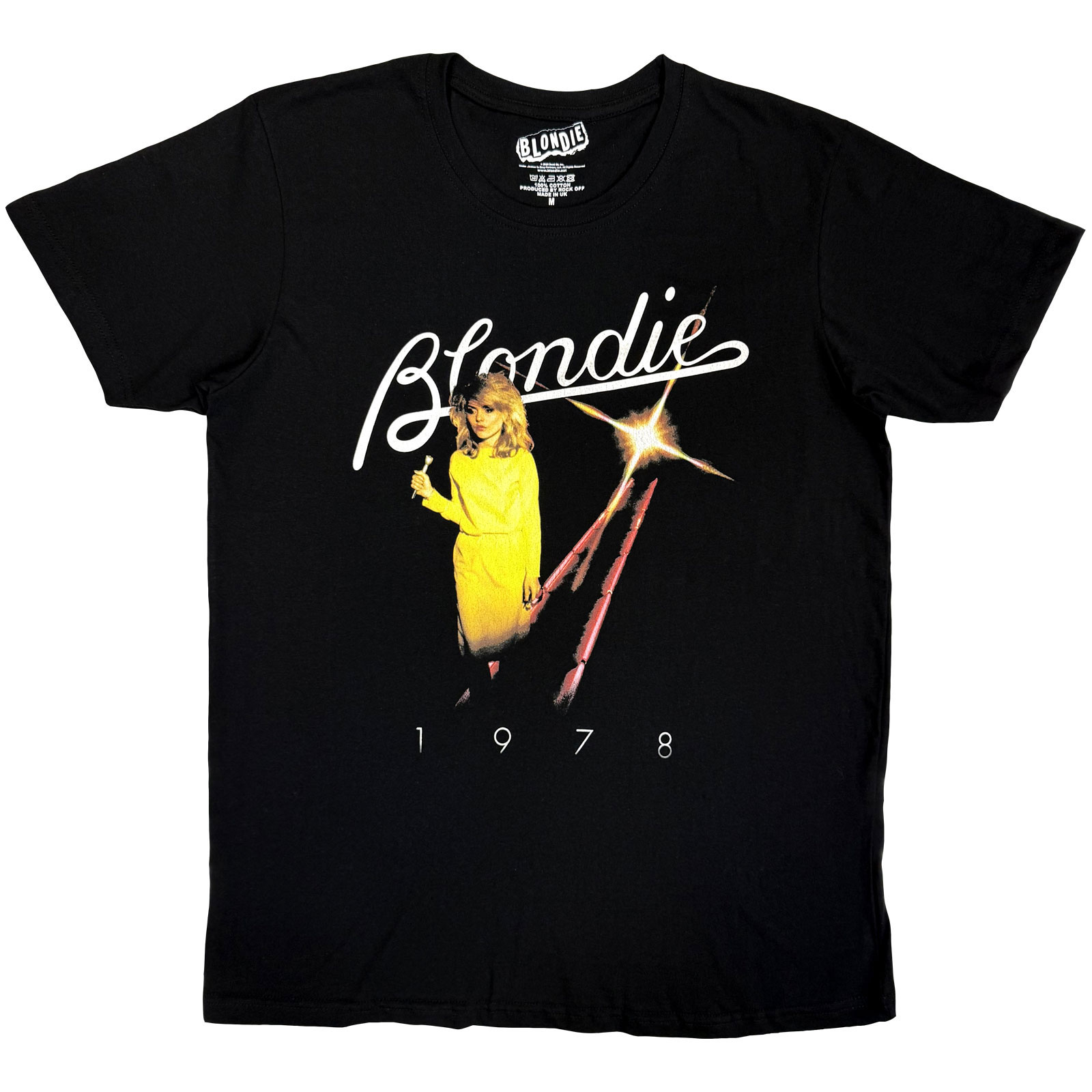 Tričko Blondie - Yellow Dress 1978, Unisex,Čierna,XXL
