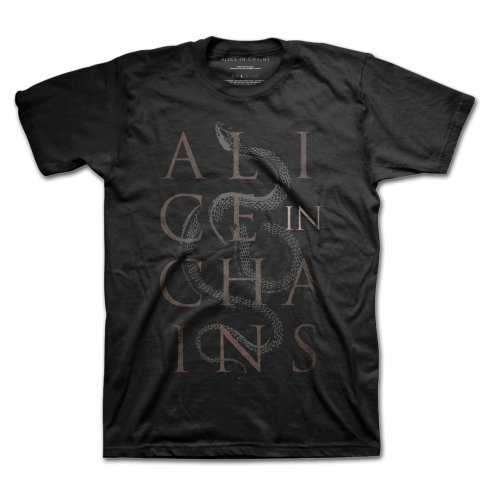Tričko Alice In Chains - Snakes, Unisex,Čierna,XXL