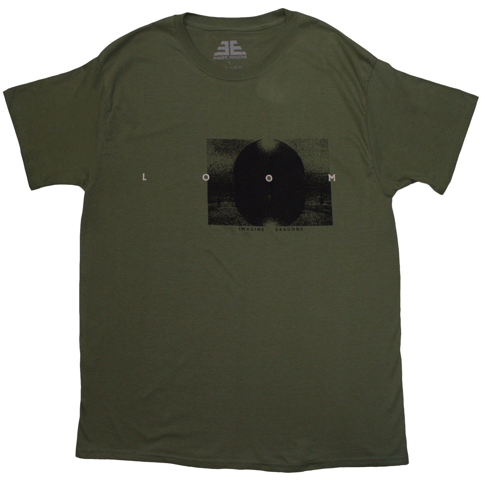 Tričko Imagine Dragons - Loom Dark Circle, Unisex,Zelená,S