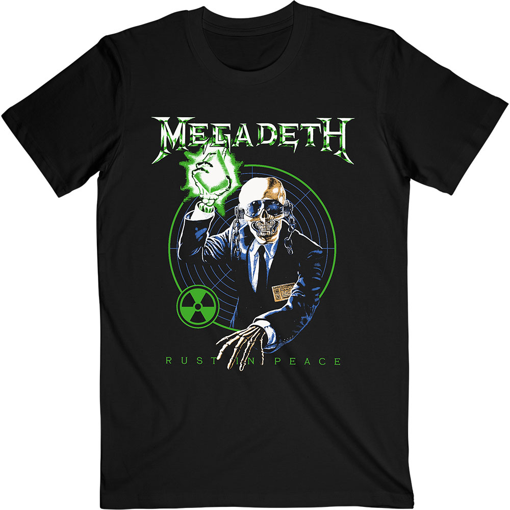Tričko Megadeth - Vic Target RIP Anniversary, Unisex,Čierna,XXL