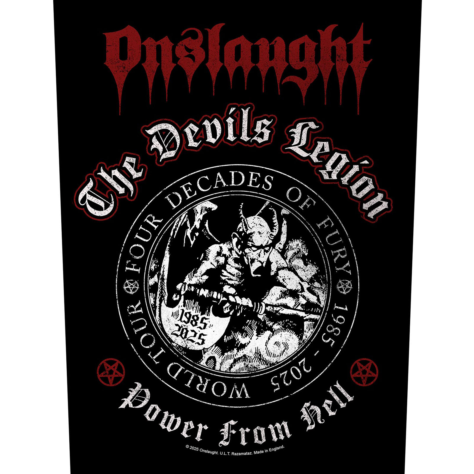 Nažehlovačka Onslaught - The Devils Legion