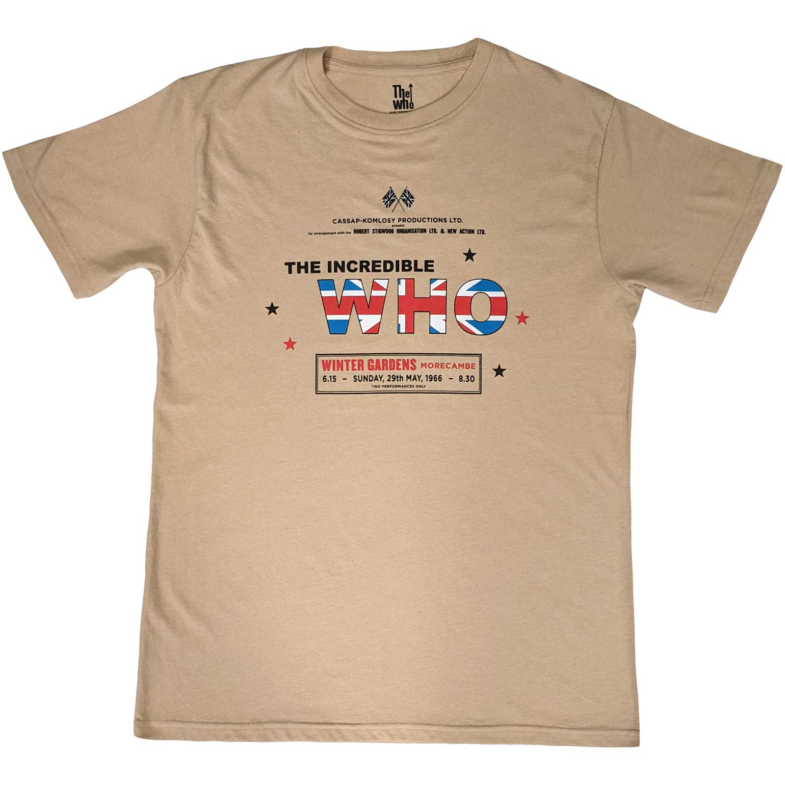 Tričko The Who - The Incredible, Unisex,Natural,XXL