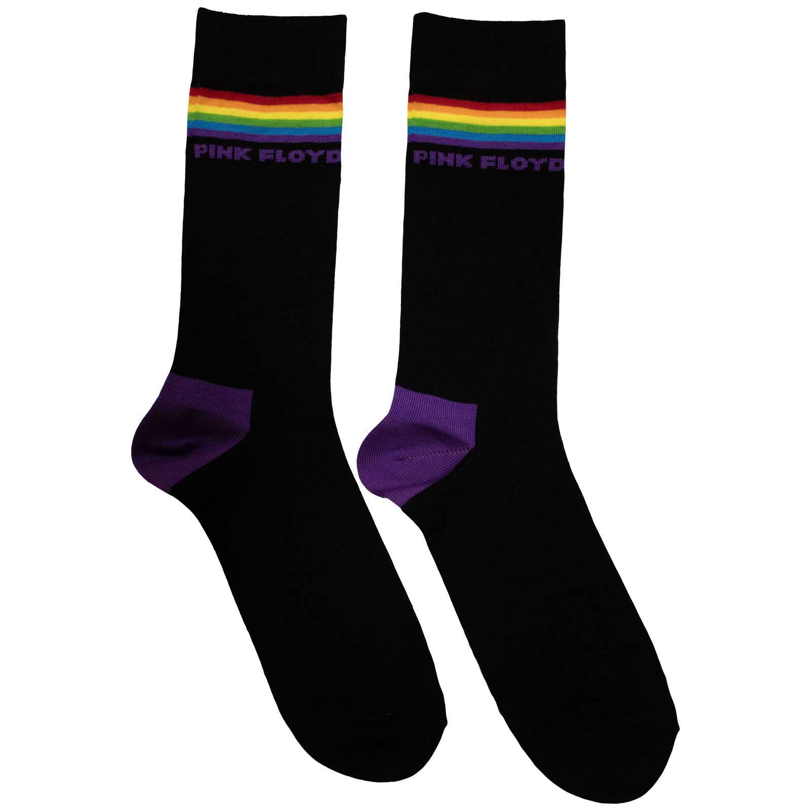 Ponožky Pink Floyd - Prism Stripes, Unisex,Čierna,UK 7 - 11