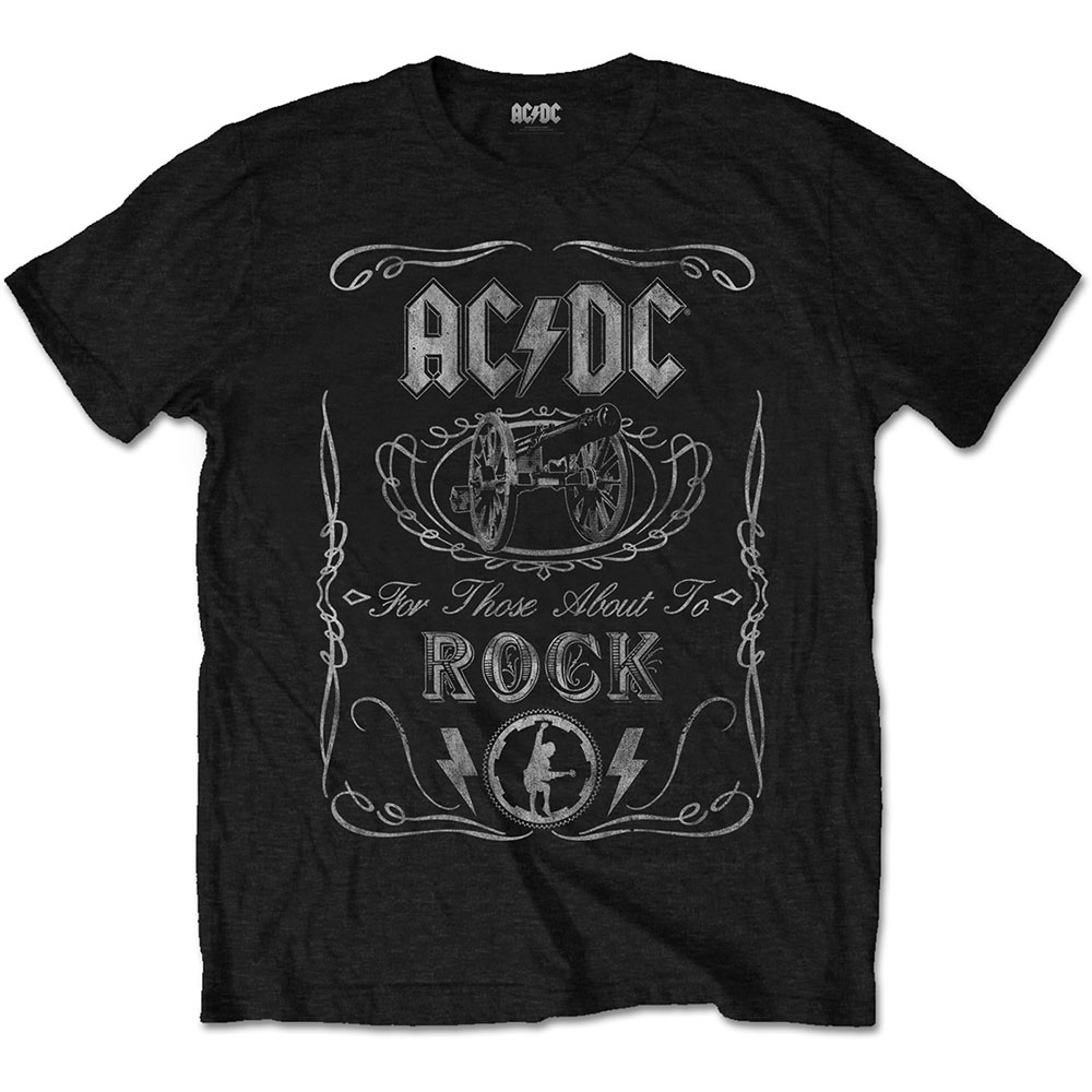 Tričko AC/DC - Cannon Swig Vintage, Unisex,Čierna,XL