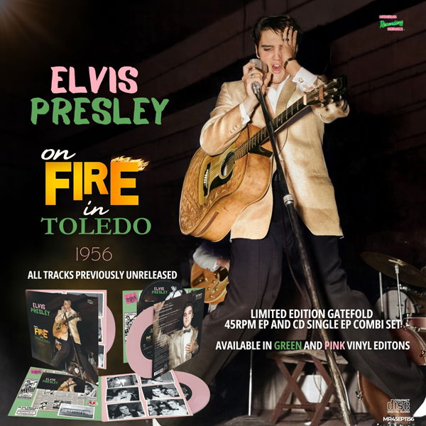 Vinyl Elvis Presley - ELVIS PRESLEY ON FIRE IN TOLEDO - 1956