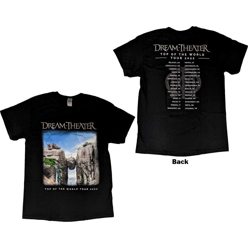 Tričko Dream Theater - TOTW Cover Art Tour 2022, Unisex,Čierna,S