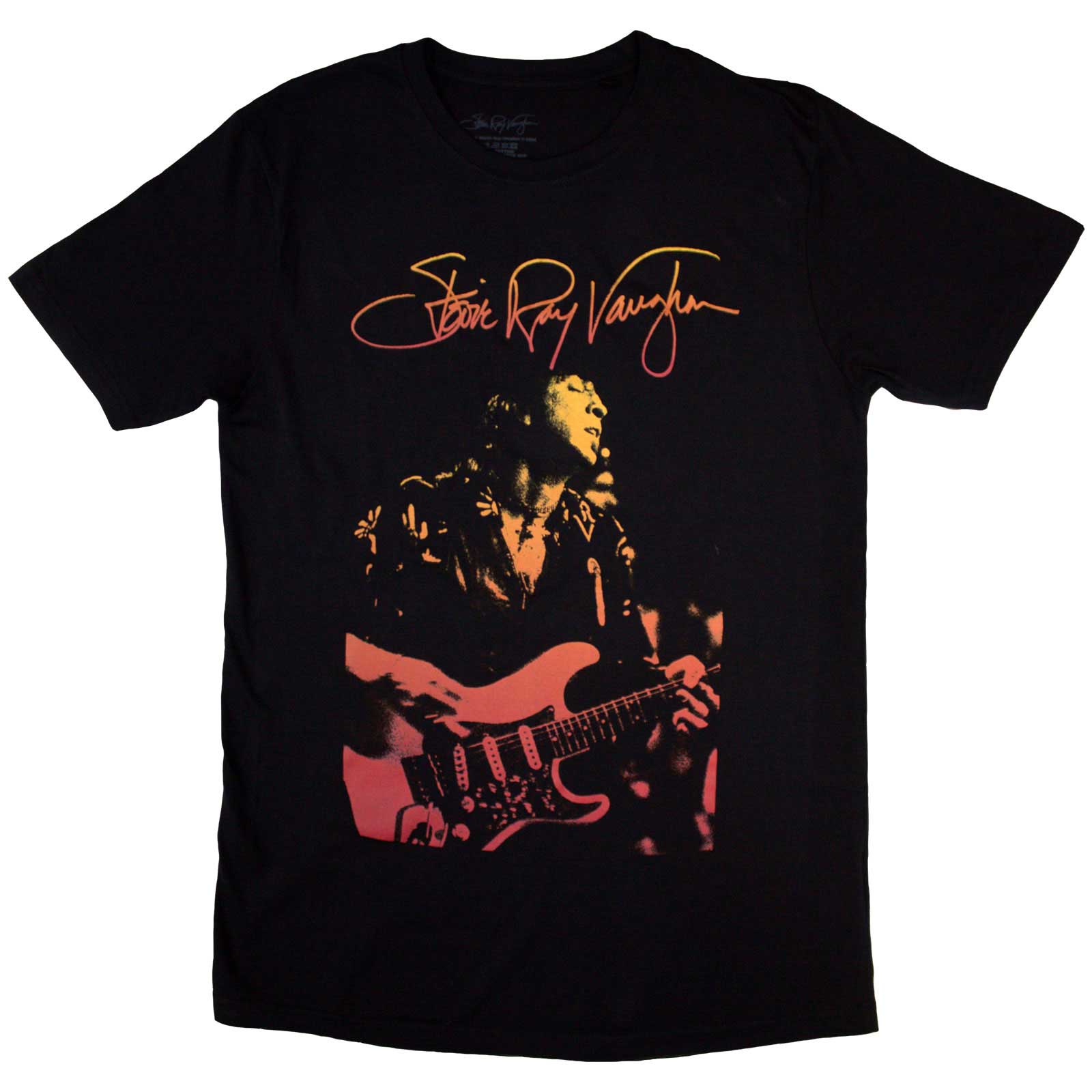 Tričko Stevie Ray Vaughan - Signature, Unisex,Čierna,XXL