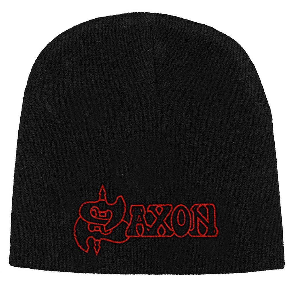 Čapica SAXON - Logo, Unisex,Čierna,Univerzálna