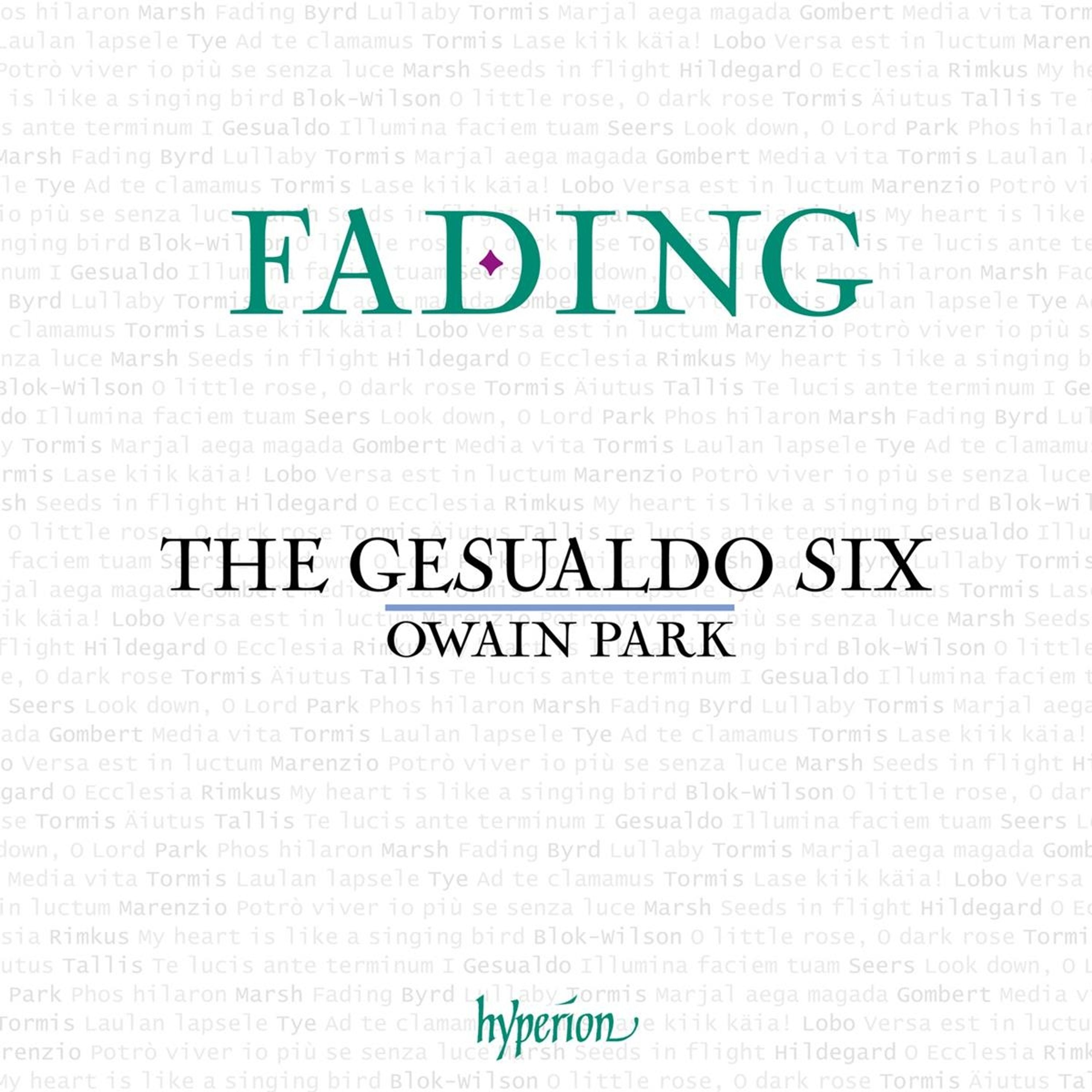 CD The Gesualdo Six - FADING