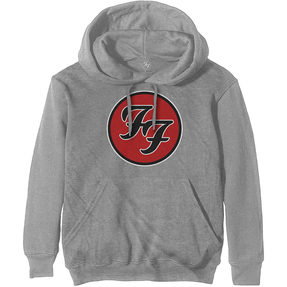 Mikina Foo Fighters - FF Logo, Unisex,Šedá,XXL