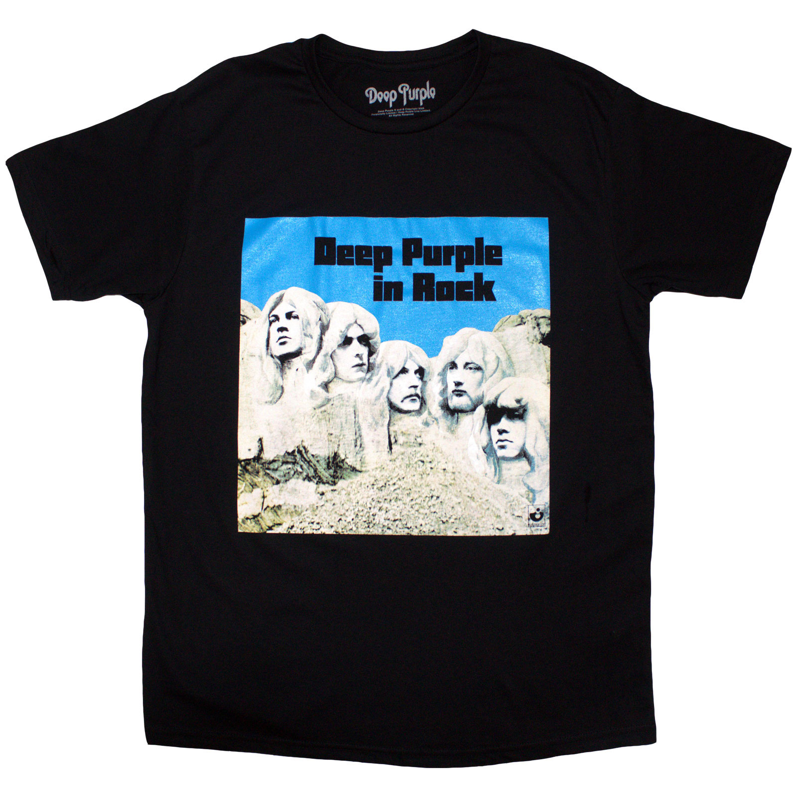 Tričko Deep Purple - In Rock, Unisex,Čierna,XXL