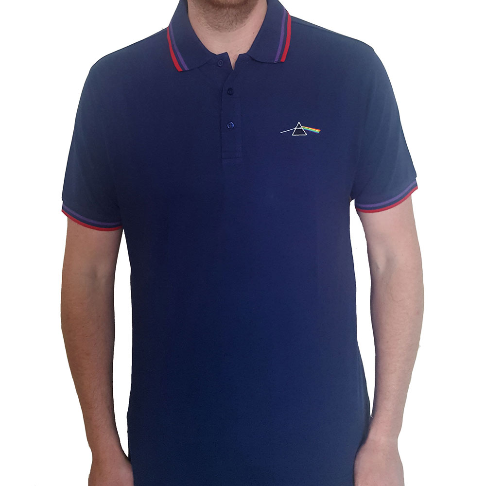 Polokošeľa Pink Floyd - Dark Side of the Moon Prism, Unisex,Modrá,M