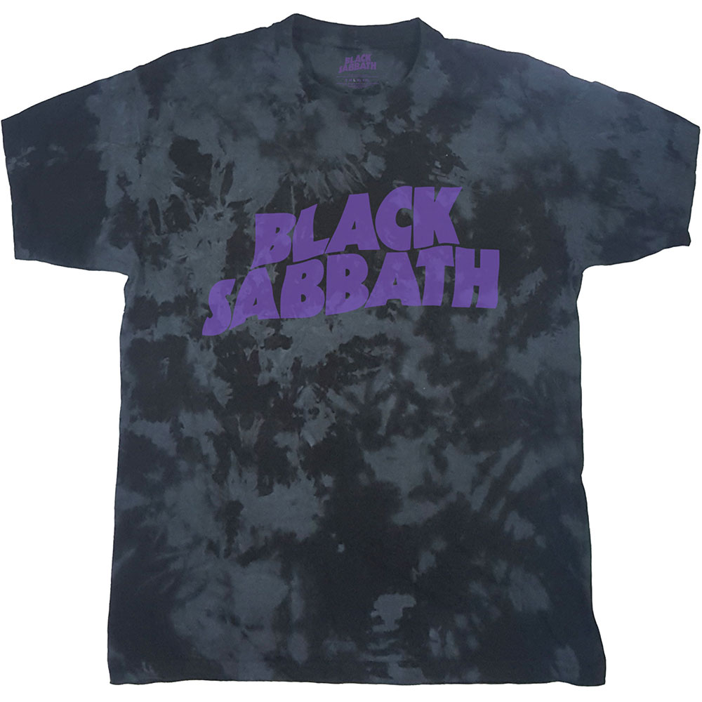 Tričko Black Sabbath - Wavy Logo, Unisex,Čierna,XL