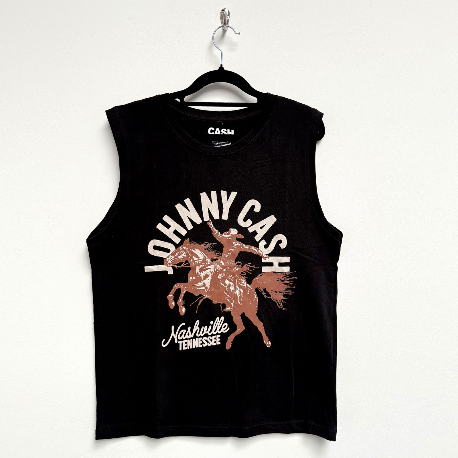 Tielko Johnny Cash - Nashville Concert, Unisex,Čierna,XXL