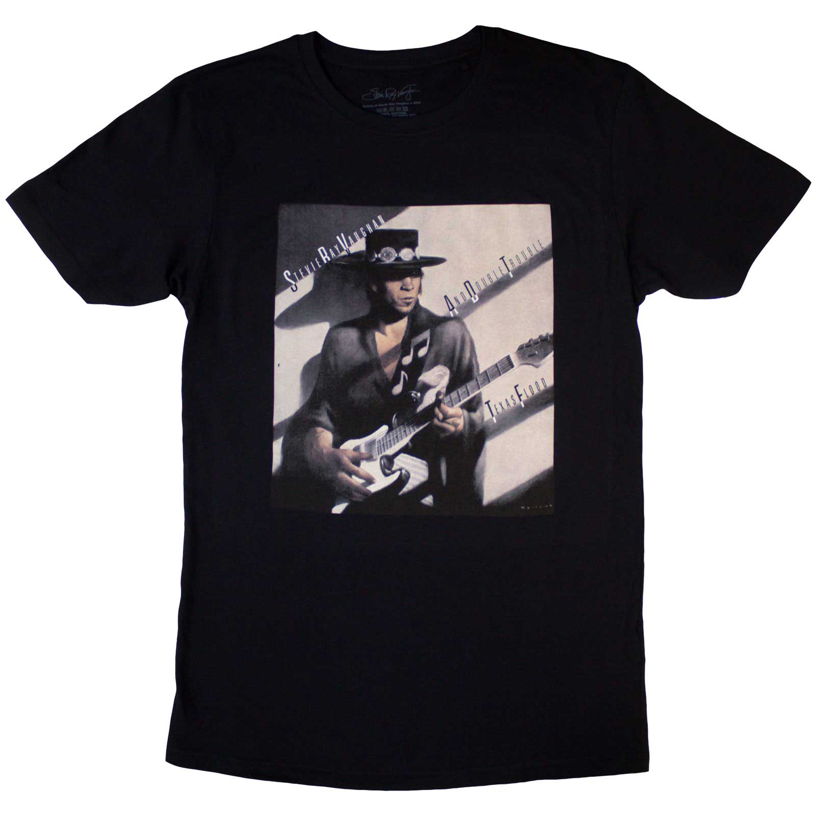 Tričko Stevie Ray Vaughan - Texas Flood Album Cover, Unisex,Čierna,XXL