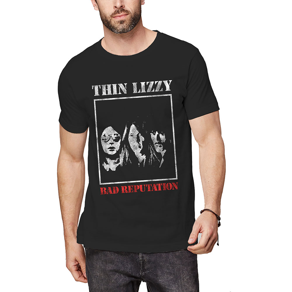 Tričko THIN LIZZY - Bad Reputation, Unisex,Čierna,S