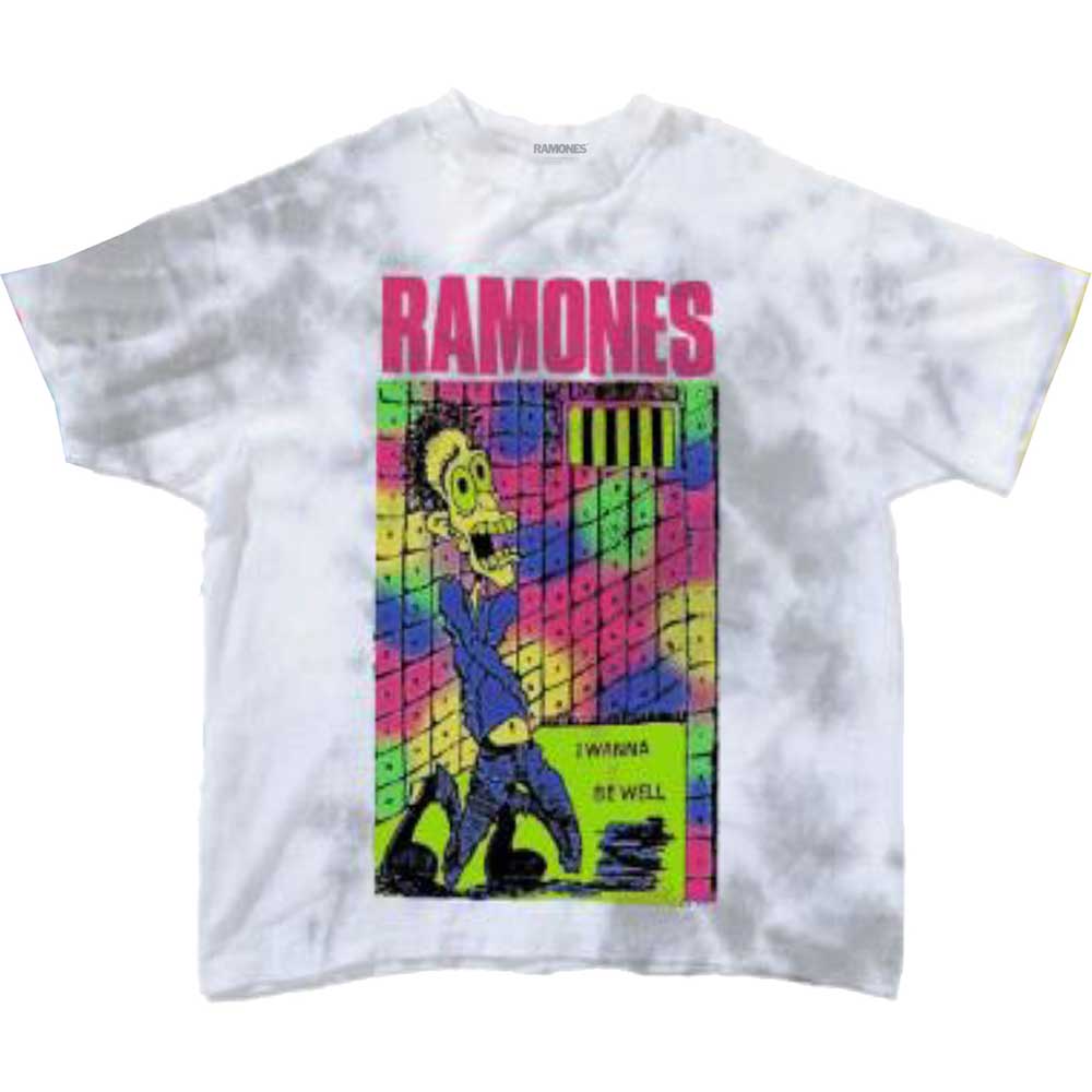 Tričko Ramones - Escapeny, Unisex,Biela,XXL
