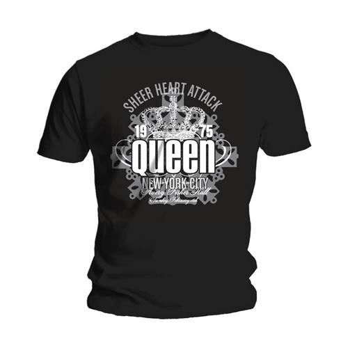 Tričko Queen - Sheer Heart Attack, Unisex,Čierna,XXL