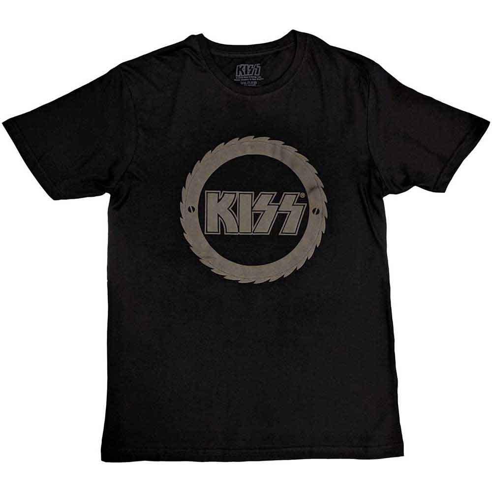 Tričko Kiss - Buzzsaw Logo, Unisex,Čierna,XXL