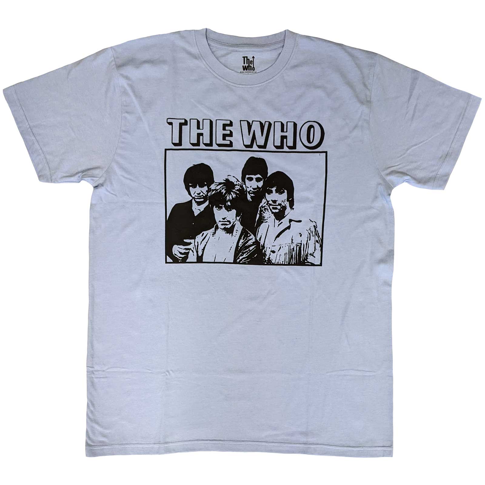 Tričko The Who - Band Photo Frame, Unisex,Modrá,XXL