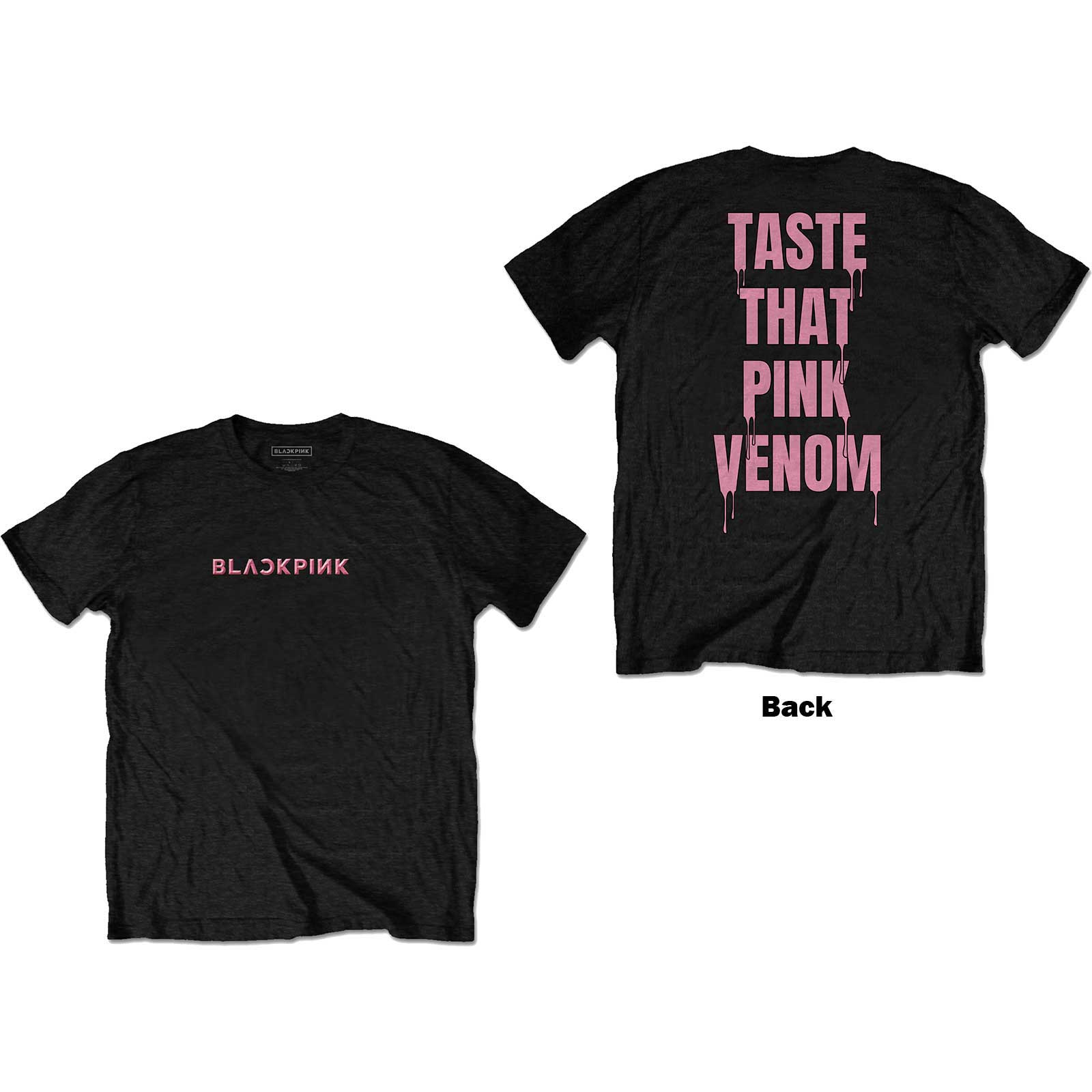 Tričko Blackpink - Taste That, Unisex,Čierna,XXL