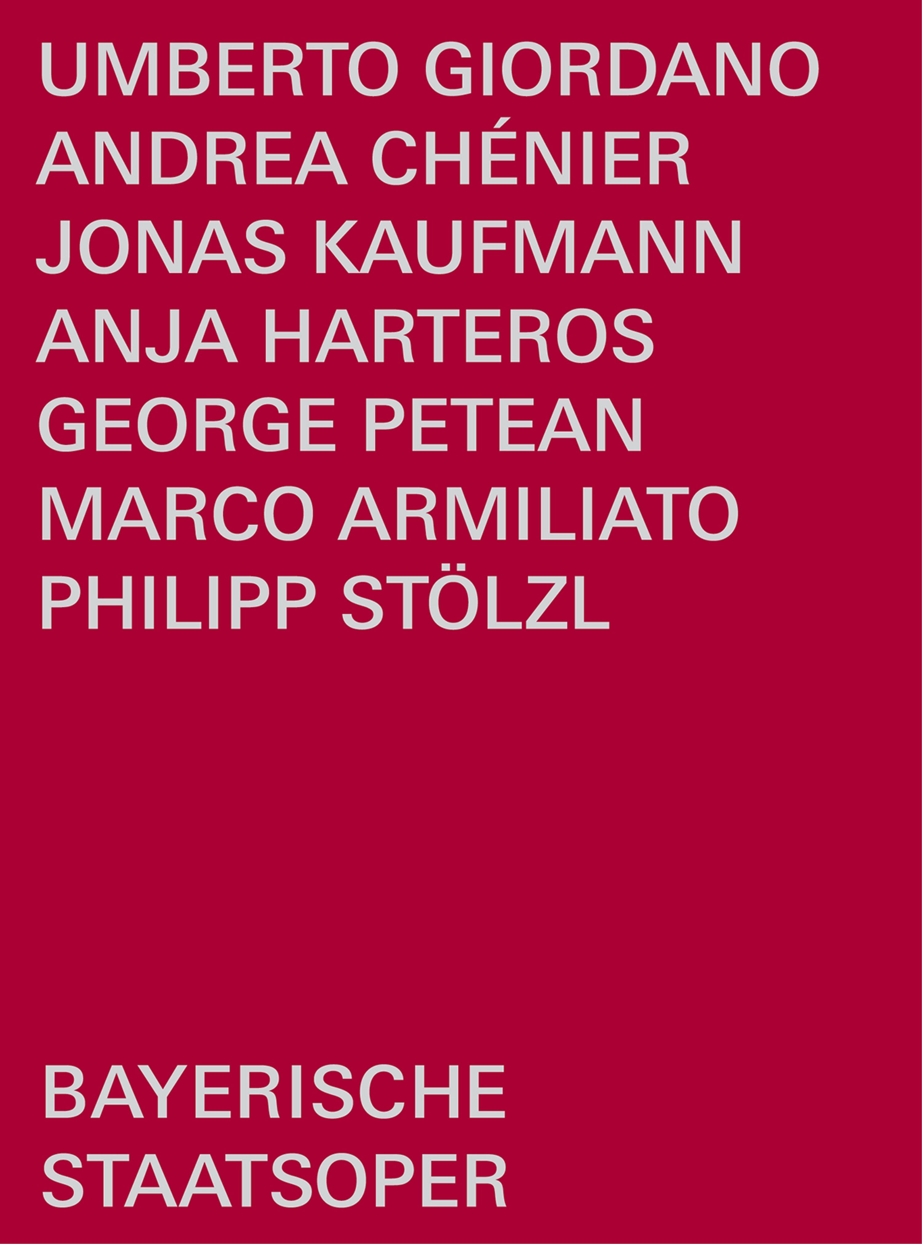 DVD Jonas Kaufmann - Kaufmann, Jonas/Anja Hart - Giordano: Andre Chenier