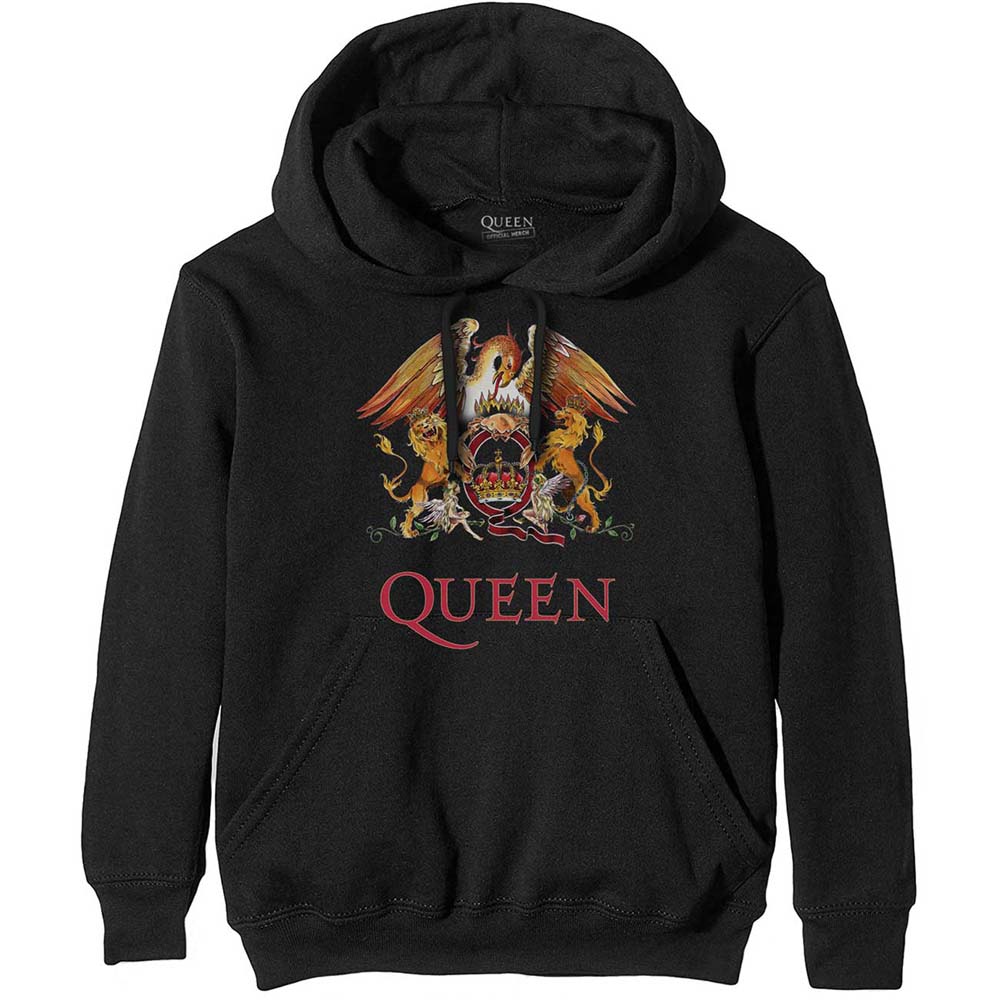 Mikina Queen - Classic Crest, Unisex,Čierna,XXL