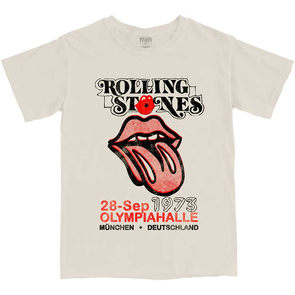 Tričko The Rolling Stones - Munich '73, Unisex,Natural,XXL