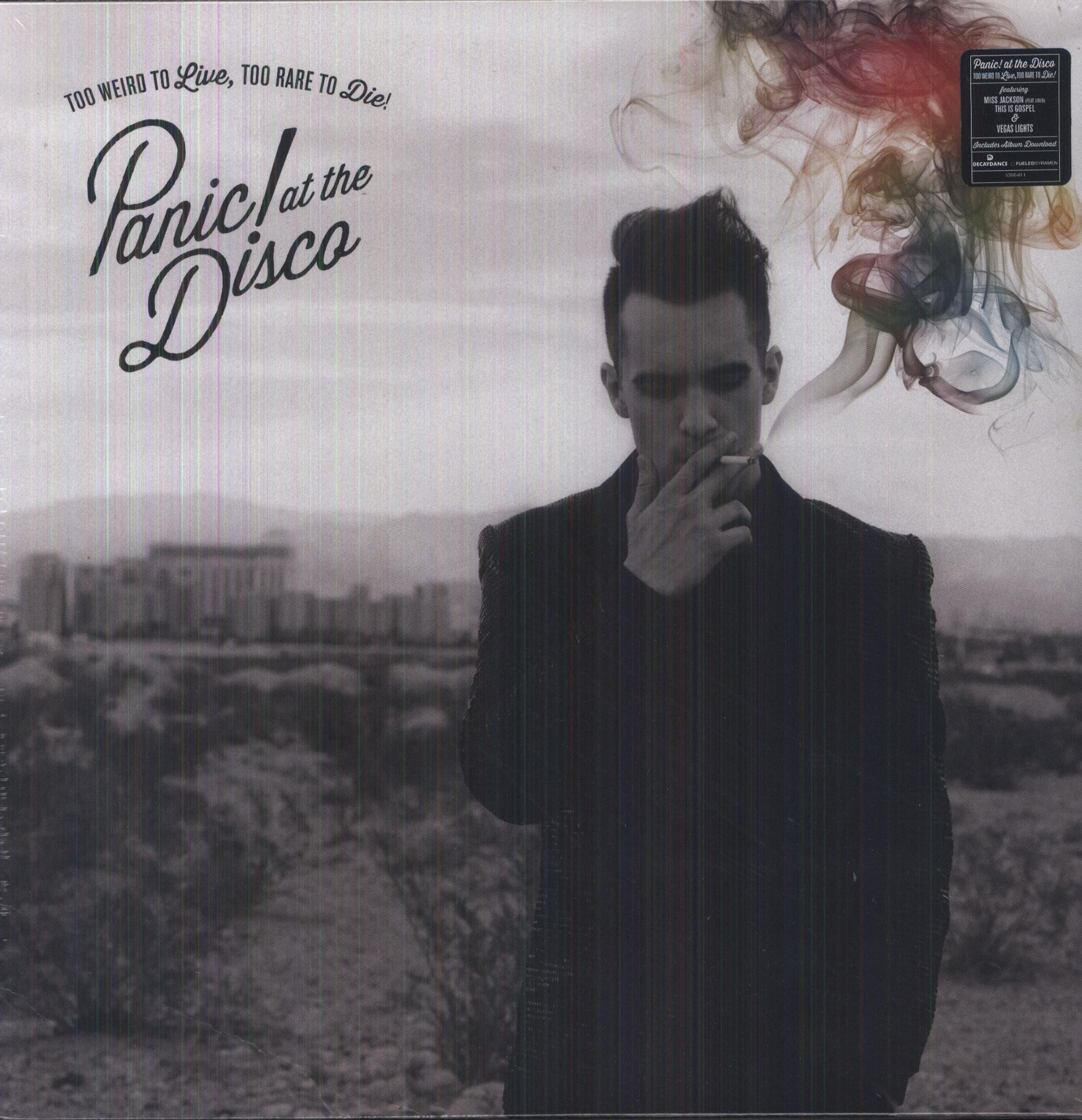 Vinyl Panic! At The Disco - TOO WEIRD TO LIVE TOO RARE TO DIE