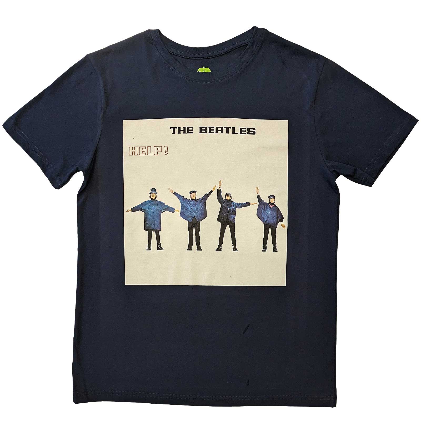 Tričko The Beatles - Help! Album Cover, Unisex,Modrá,S