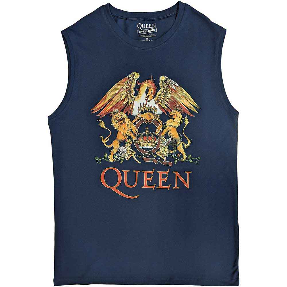Tielko Queen - Classic Crest, Unisex,Modrá,XXL