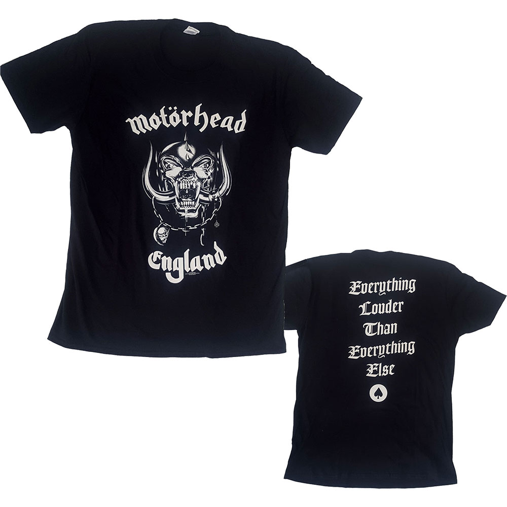 Tričko Motörhead - England, Unisex,Čierna,XL