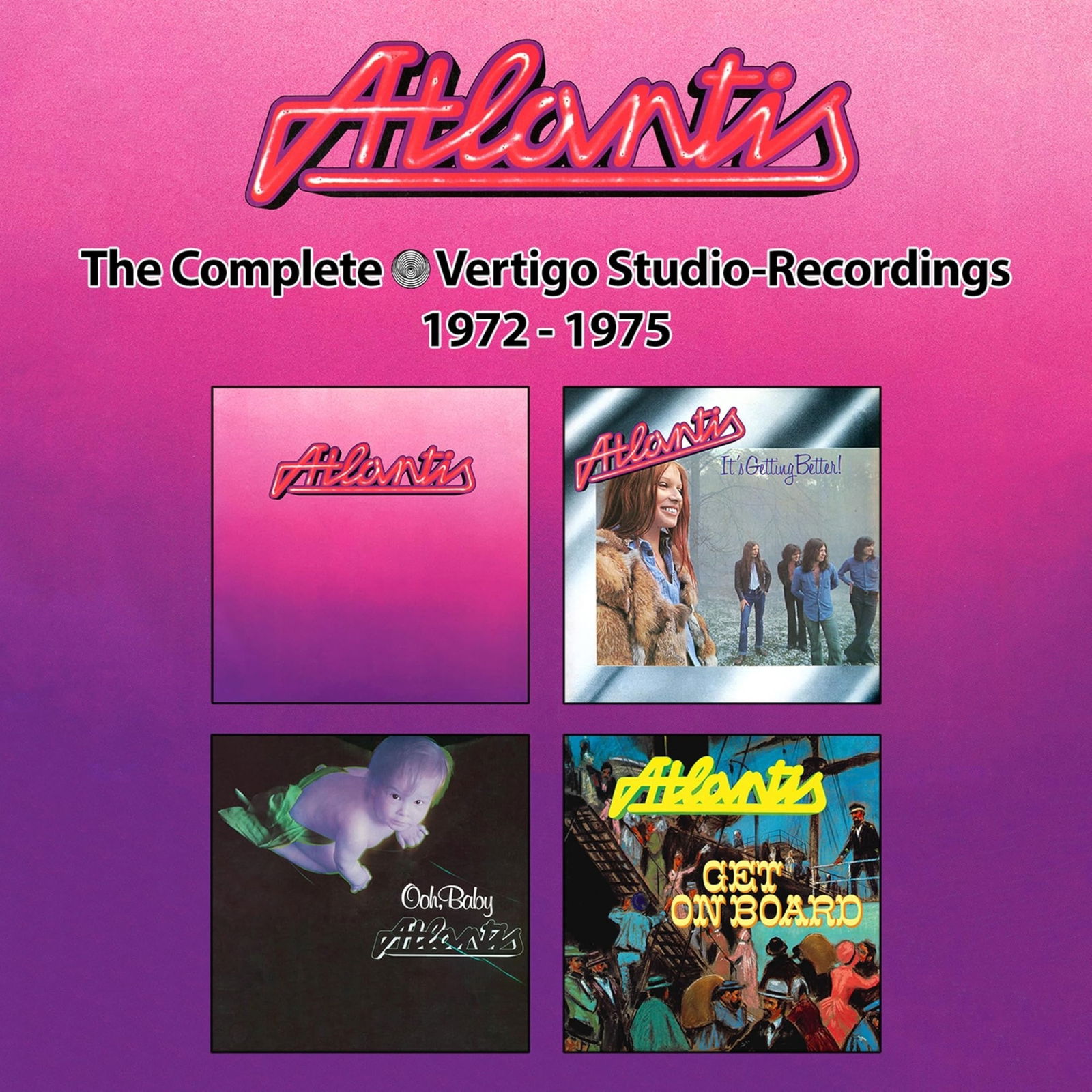 CD Atlantis - COMPLETE VERTIGO RECORDINGS 1972 - 1975