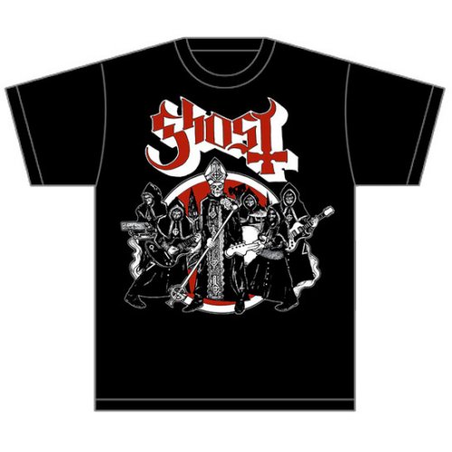 Tričko Ghost - Road to Rome, Unisex,Čierna,XXL