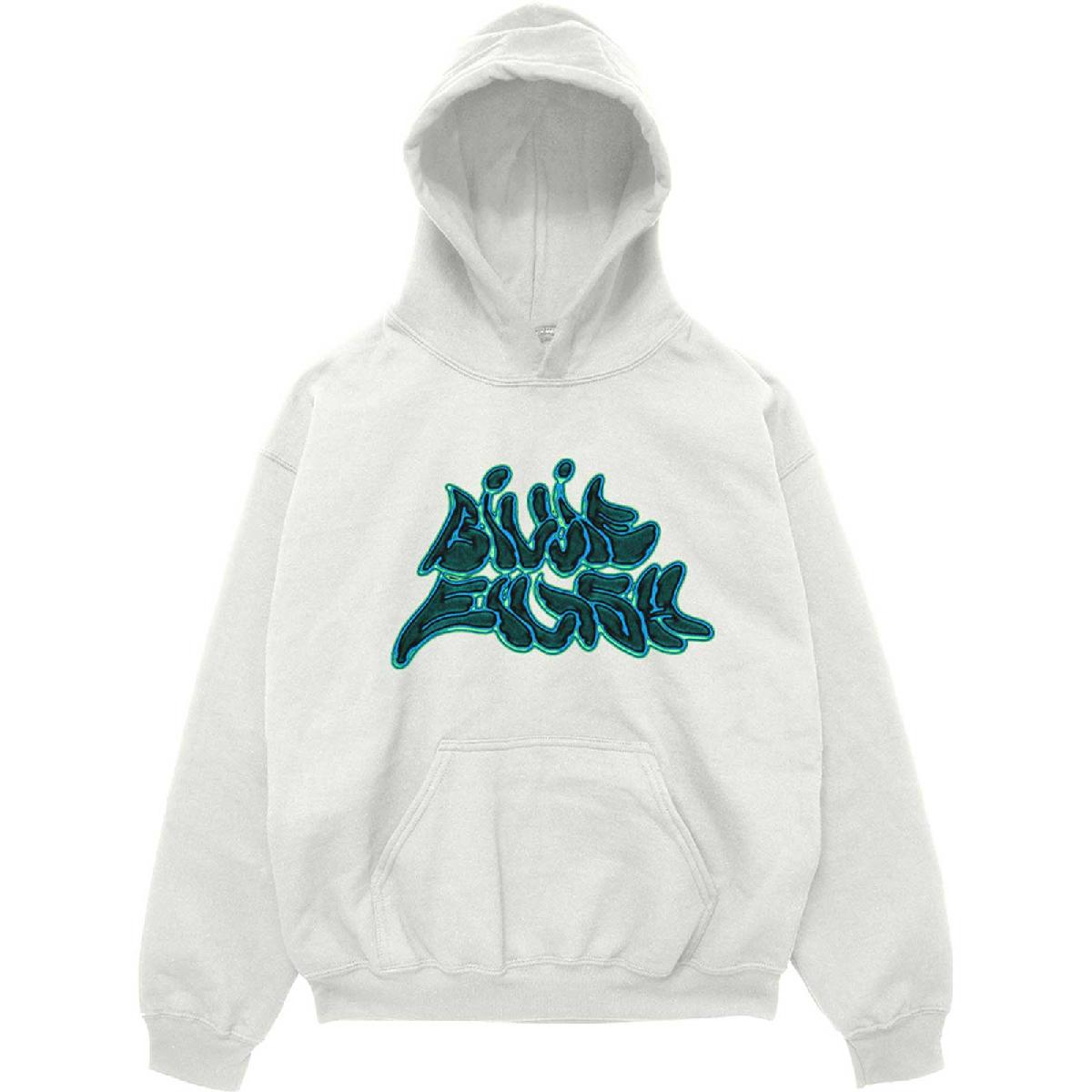 Mikina Billie Eilish - Graffiti Logo, Unisex,Biela,XL