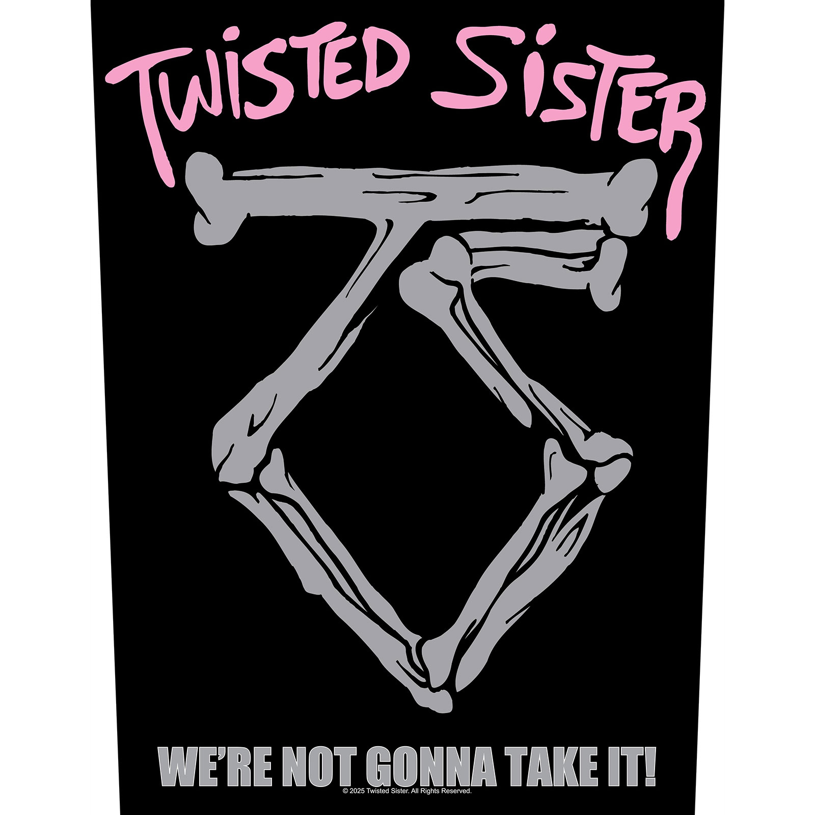 Nažehlovačka Twisted Sister - We're Not Gonna Take It