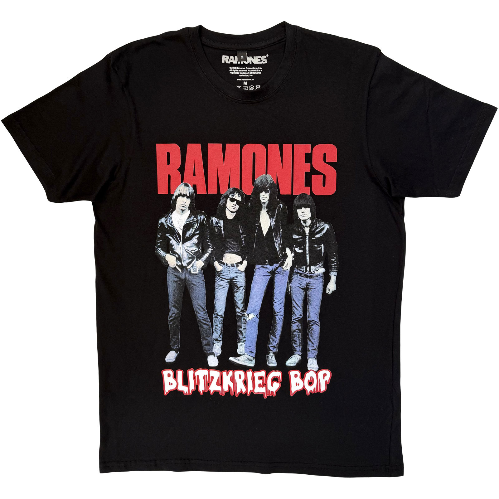 Tričko Ramones - Blitz, Unisex,Čierna,XXL