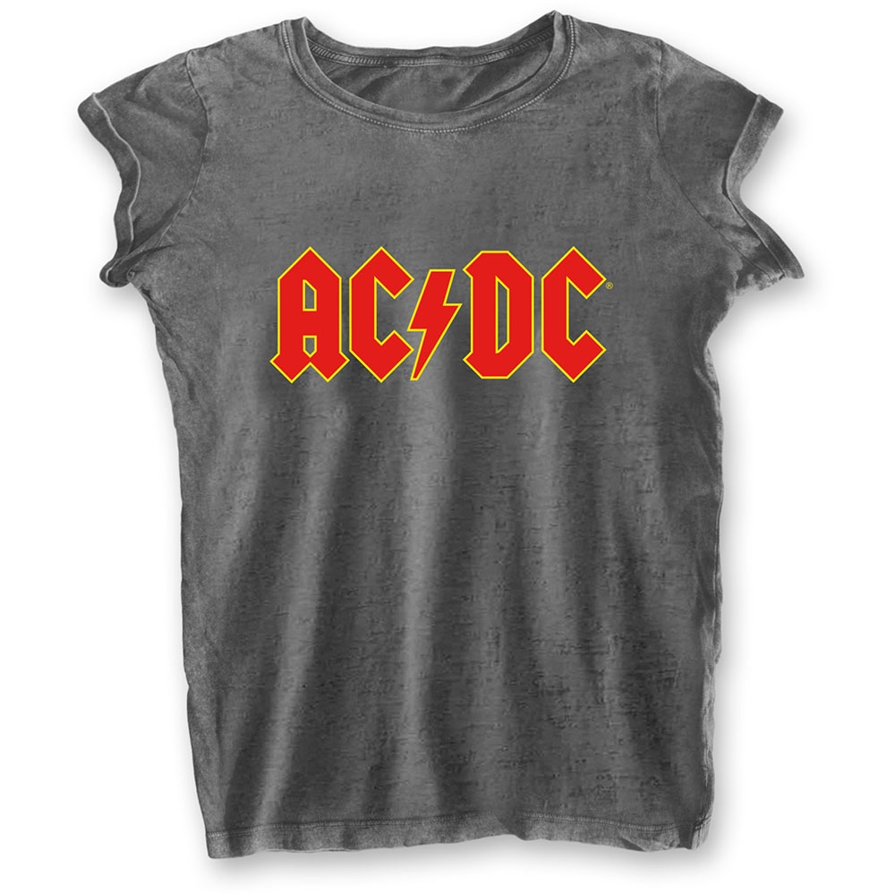 Tričko AC/DC - Logo, Žena,Šedá,XXL