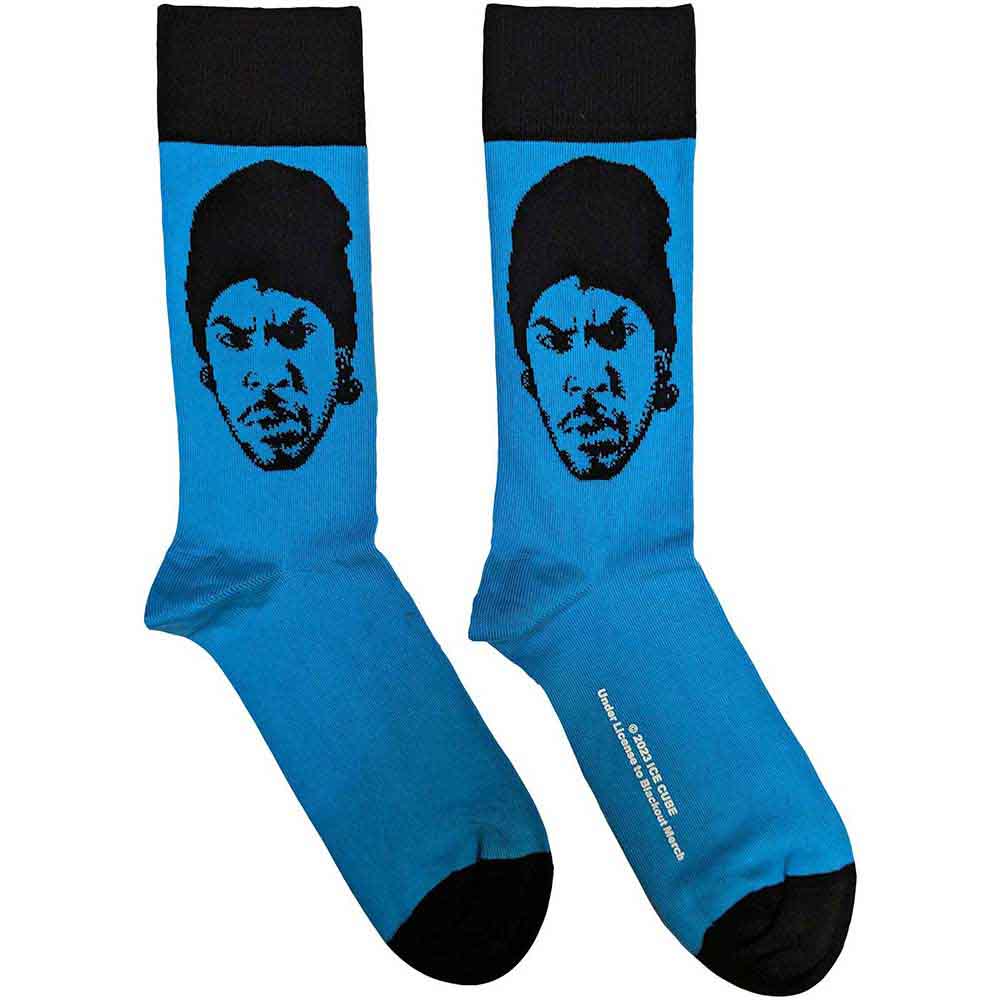 Ponožky Ice Cube - Portrait, Unisex,Modrá,UK 7 - 11