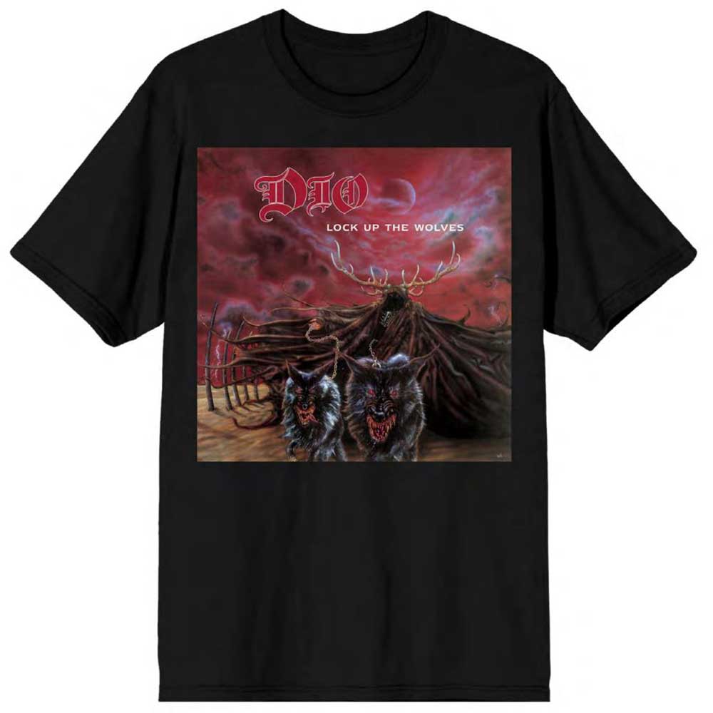Tričko Dio - Lock Up The Wolves, Unisex,Čierna,XL