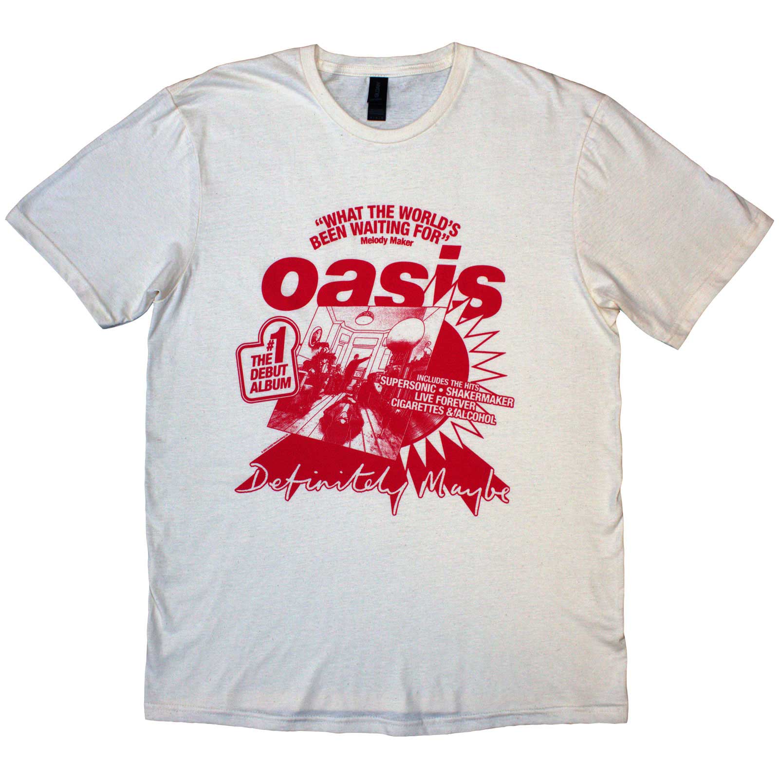Tričko Oasis - What The World's Been Waiting For, Unisex,Natural,M