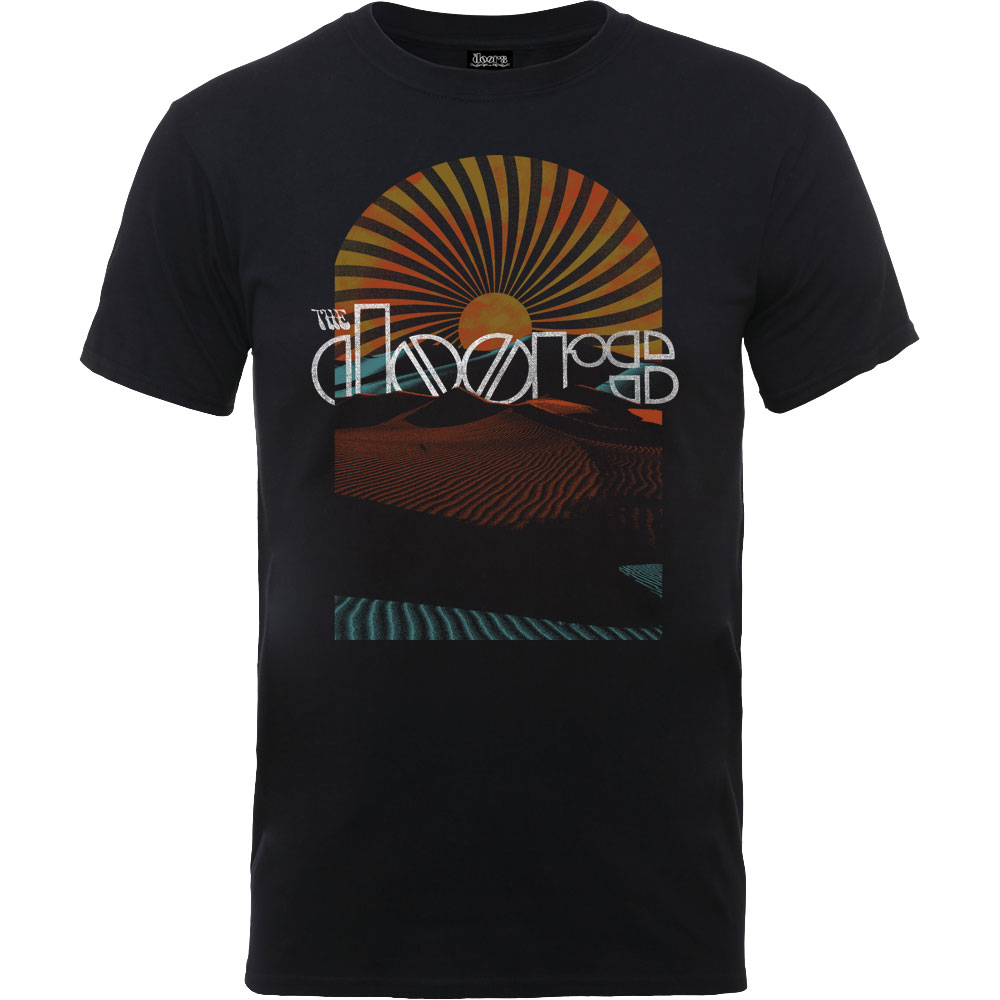Tričko The Doors - Daybreak, Unisex,Čierna,XL