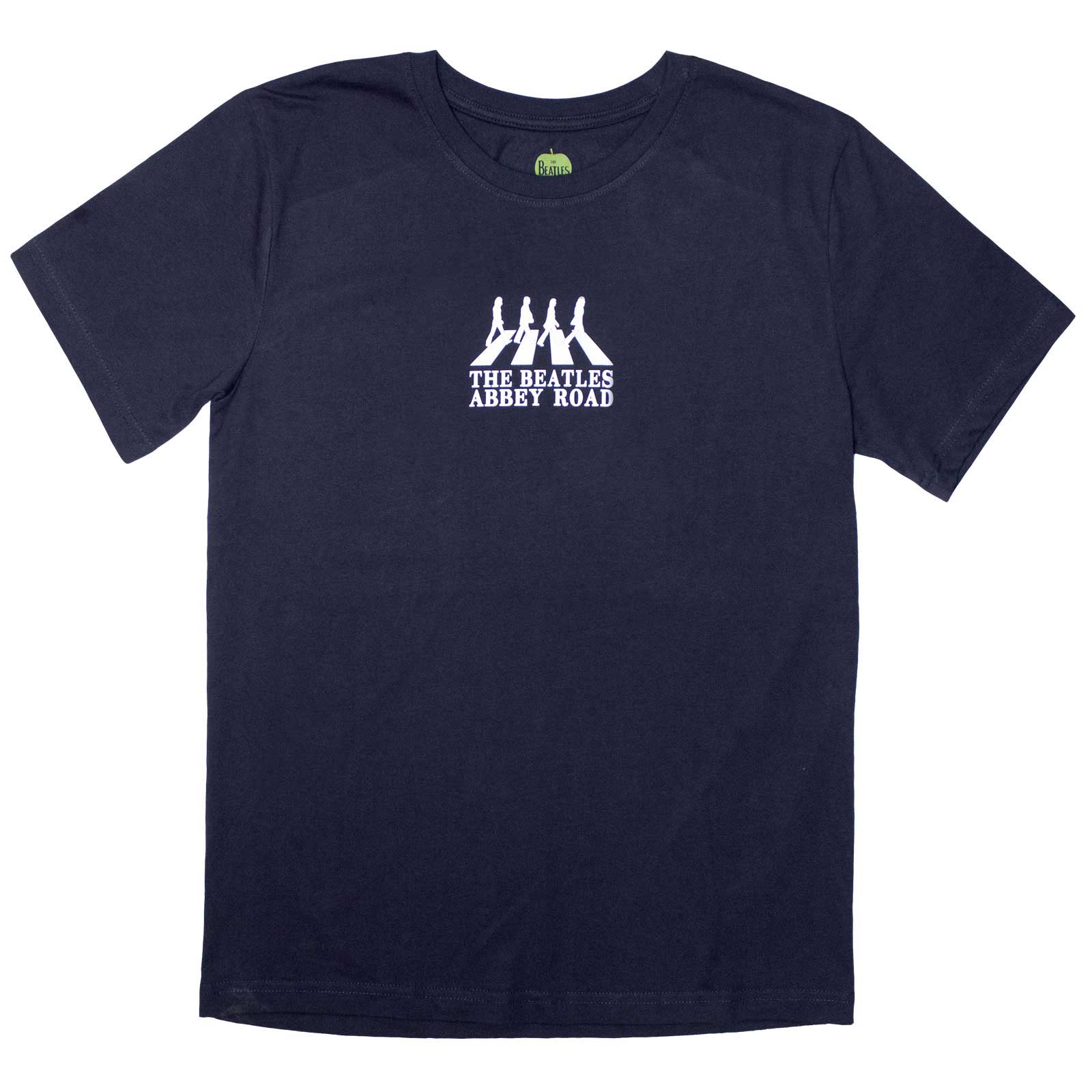 Tričko The Beatles - Mini Abbey Road Crossing Silhouette, Unisex,Modrá,XL