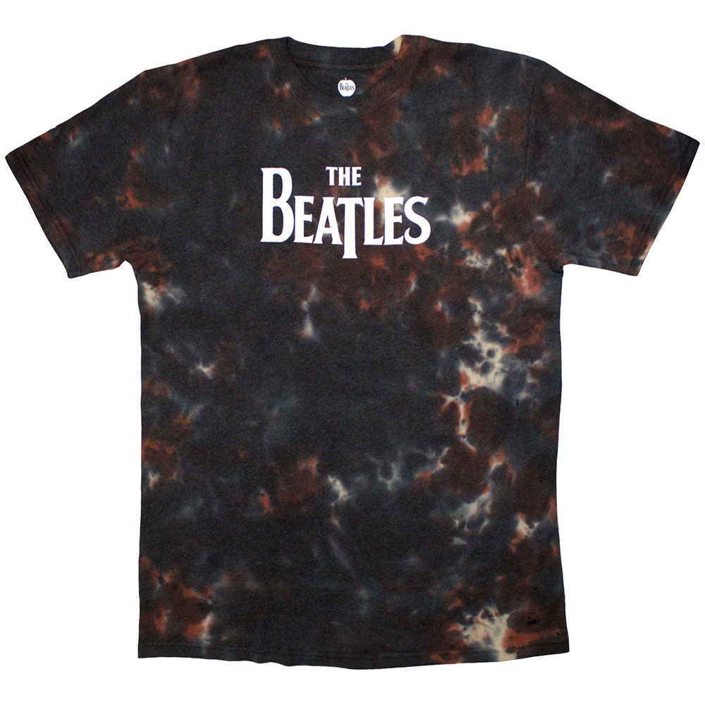 Tričko The Beatles - Drop T Logo, Unisex,Hnedá,XXL