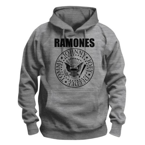 Mikina Ramones - Presidential Seal, Unisex,Šedá,XS