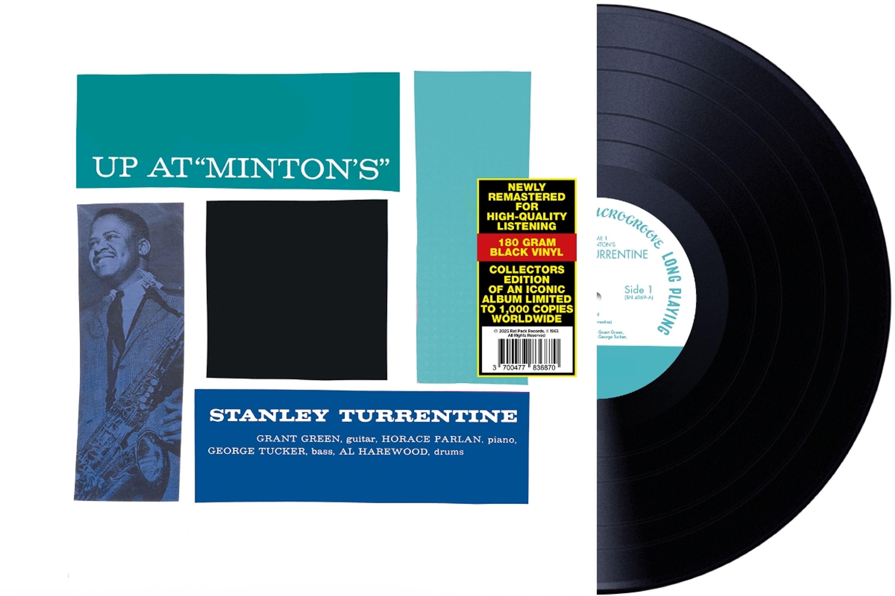 Vinyl Stanley Turrentine - UP AT "MINTON'S", VOL. 1
